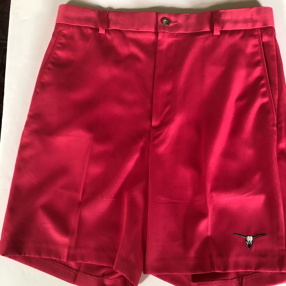 Men’s Texas Longhorn Oxford Golf Super-DryShorts - Picture 1 of 11